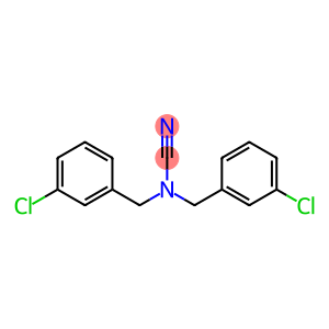 bis[(3-chlorophenyl)methyl](cyano)amine