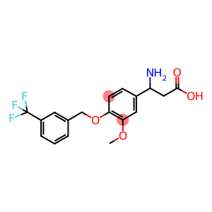 Benzenepropanoic acid, β-amino-3-methoxy-4-[[3-(trifluoromethyl)phenyl]methoxy]-