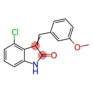 4-CHLORO-3-[(Z)-(3-METHOXYPHENYL)METHYLIDENE]-1H-INDOL-2-ONE