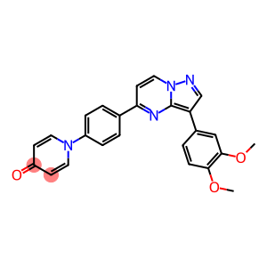4(1H)-Pyridinone, 1-[4-[3-(3,4-dimethoxyphenyl)pyrazolo[1,5-a]pyrimidin-5-yl]phenyl]-