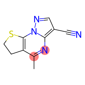 5-METHYL-6,7-DIHYDROPYRAZOLO[1,5-A]THIENO[3,2-E]PYRIMIDINE-3-CARBONITRILE