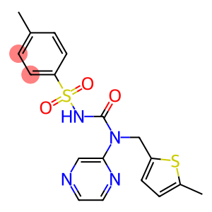 1-(4-methylbenzenesulfonyl)-3-[(5-methylthiophen-2-yl)methyl]-3-(pyrazin-2-yl)urea