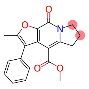 2-methyl-9-oxo-3-phenyl-6,7-dihydro-5H-furo[2,3-f]indolizine-4-carboxylic acid methyl ester