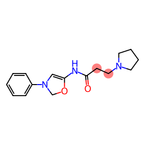 N-(3-phenyloxazol-5-yl)-3-pyrrolidin-1-yl-propanamide