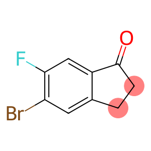 1H-INDEN-1-ONE, 5-BROMO-6-FLUORO-2,3-DIHYDRO-