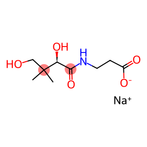 (R)-N-(2,4-二羟基-3,3-二甲基-1-氧代丁基)-β-氨基丙酸单钠盐