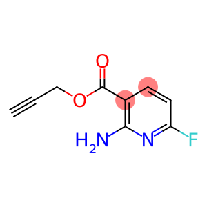 3-Pyridinecarboxylicacid,2-amino-6-fluoro-,2-propynylester(9CI)
