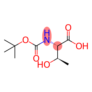 Threonine, N-[(1,1-dimethylethoxy)carbonyl]- (9CI)