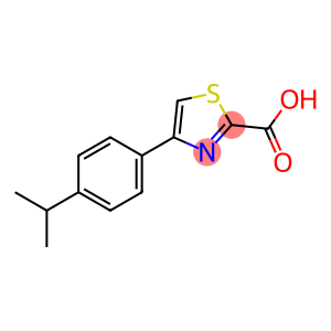4-[4-(1-甲基乙基)苯基]-2-噻唑羧酸