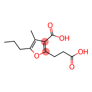 2-(2-carboxyethyl)-4-methyl-5-propylfuran-3-carboxylic acid