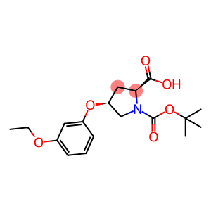 (2S,4S)-1-(TERT-BUTOXYCARBONYL)-4-(3-ETHOXY-PHENOXY)-2-PYRROLIDINECARBOXYLIC ACID