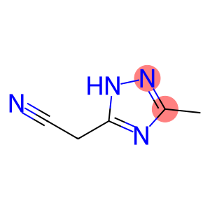 1H-1,2,4-Triazole-5-acetonitrile, 3-methyl-