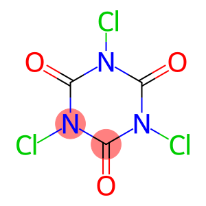 6(1h,3h,5h)-trione,1,3,5-trichloro-s-triazine-4