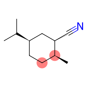 Cyclohexanecarbonitrile, 2-methyl-5-(1-methylethyl)-, [1R-(1alpha,2alpha,5ba)]- (9CI)