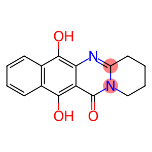 12H-Benzo[g]pyrido[2,1-b]quinazolin-12-one,  1,2,3,4-tetrahydro-6,11-dihydroxy-