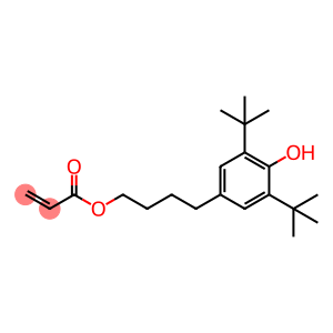 2-Propenoic acid, 4-[3,5-bis(1,1-dimethylethyl)-4-hydroxyphenyl]butyl ester