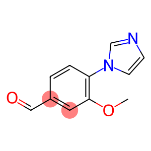 Benzaldehyde, 4-(1H-imidazol-1-yl)-3-methoxy-