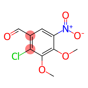 2-chloro-3,4-dimethoxy-5-nitrobenzaldehyde