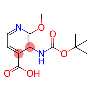 2-Methoxy-3-({[(2-methyl-2-propanyl)oxy]carbonyl}amino)isonicotinic acid