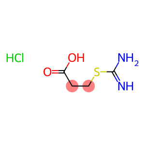 Propanoic acid, 3-[(aminoiminomethyl)thio]-, monohydrochloride
