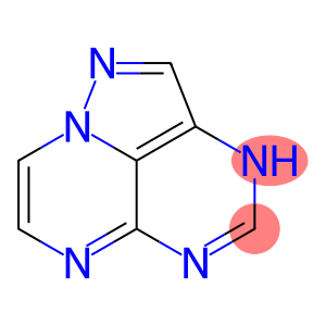 1H-Pyrazolo[4,5,1-de]pteridine  (9CI)