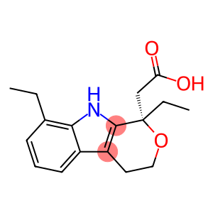 (1S)-1,8-Diethyl-1,3,4,9-tetrahydropyrano[3,4-b]indole-1-acetic acid