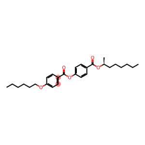S-(+)-2-Octyl 4-(4-hexyloxybenzoyloxy)benzoate [87321-20-8]