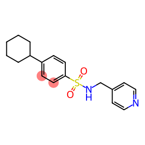 4-环己基-N-[(吡啶-4-基)甲基]苯并-1-磺酰胺