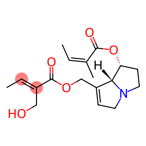 2-Butenoic acid, 2-(hydroxymethyl)-, [(1R,7aR)-2,3,5,7a-tetrahydro-1-[[(2Z)-2-methyl-1-oxo-2-buten-1-yl]oxy]-1H-pyrrolizin-7-yl]methyl ester, (2E)-
