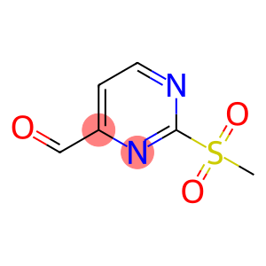 2-(Methylsulfonyl)-4-pyrimidinecarbaldehyde