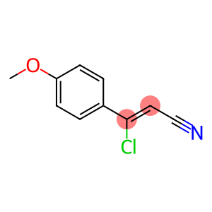(2Z)-3-Chloro-3-(4-methoxyphenyl)-2-propenenitrile