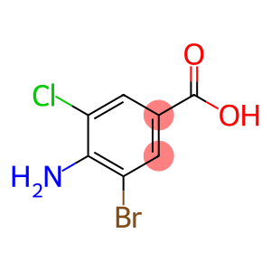 4-氨基-3-溴-5-氯苯甲酸