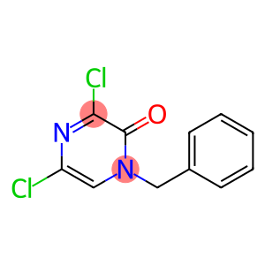 2(1H)-Pyrazinone, 3,5-dichloro-1-(phenylmethyl)-