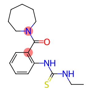 N-[2-(1-azepanylcarbonyl)phenyl]-N'-ethylthiourea