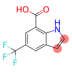 1H-Indole-7-carboxylic acid, 5-(trifluoromethyl)-