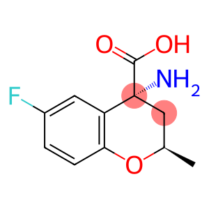 4(R)-amino-6-fluoro-2(R)-methylchroman-4-carboxylic acid