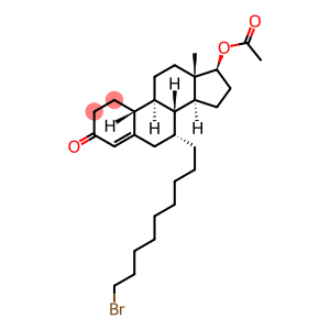 (7A,17B)-17-乙酰氧基-雌-4-烯-7-(9-溴壬基)-3-酮