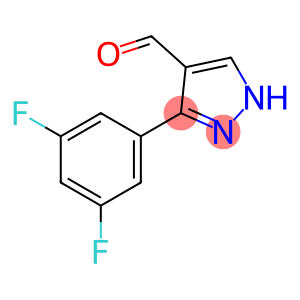 1H-Pyrazole-4-carboxaldehyde, 3-(3,5-difluorophenyl)-