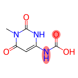 Carbamic  acid,  (1,2,3,6-tetrahydro-1-methyl-2,6-dioxo-4-pyrimidinyl)-  (9CI)