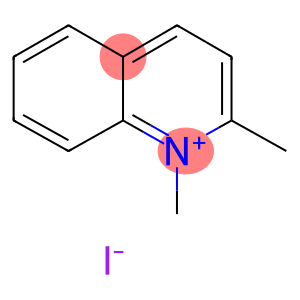 Quinaldinium, 1-methyl-, iodide