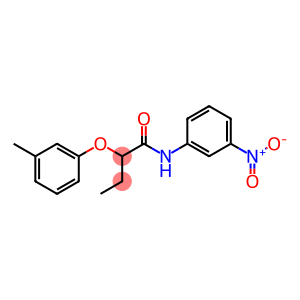 2-(3-methylphenoxy)-N-(3-nitrophenyl)butanamide