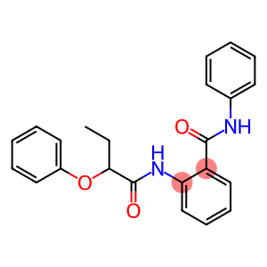 Benzamide, 2-[(1-oxo-2-phenoxybutyl)amino]-N-phenyl-