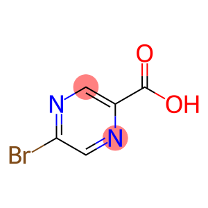 2-pyrazinecarboxylic acid, 5-bromo-