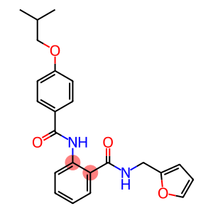 N-(2-furylmethyl)-2-[(4-isobutoxybenzoyl)amino]benzamide