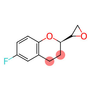 2H-1-Benzopyran, 6-fluoro-3,4-dihydro-2-(2R)-2-oxiranyl-, (2R)-rel-