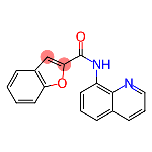 N-(8-quinolinyl)-1-benzofuran-2-carboxamide