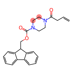 1-Piperazinecarboxylic acid, 4-(1-oxo-3-buten-1-yl)-,9H-fluoren-9-ylmethyl ester