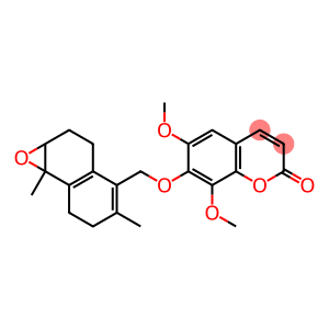 6,8-Dimethoxy-7-epoxyfarnesyloxycoumarin