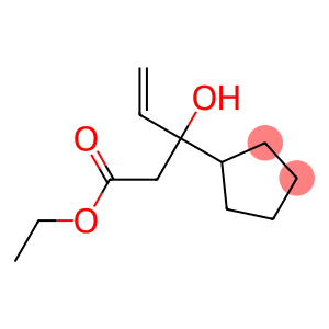 Cyclopentanepropanoic acid, b-ethenyl-b-hydroxy-, ethyl ester