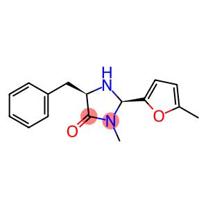 4-Imidazolidinone, 3-methyl-2-(5-methyl-2-furanyl)-5-(phenylmethyl)-, (2R,5R)-